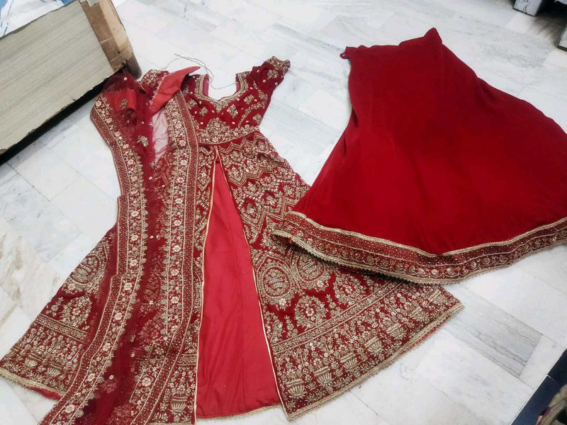 Dabka Work Pakistani Dress