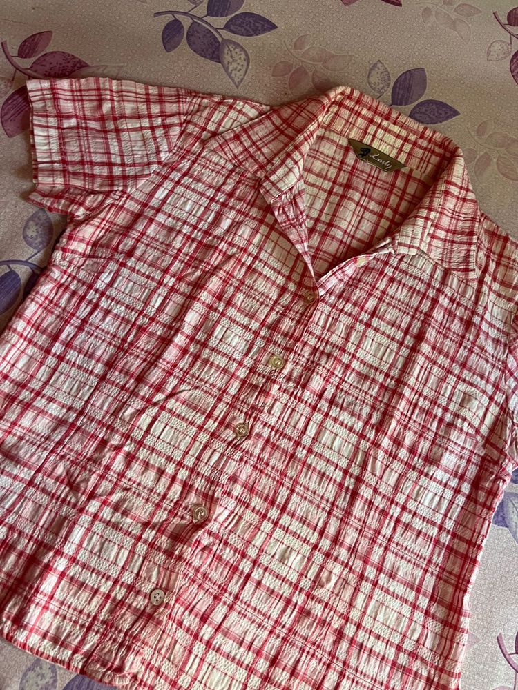 Half Pink Cute Shirt 👚