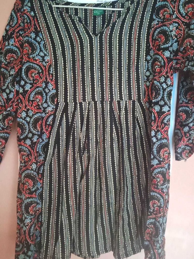 Patterned Tunic Top