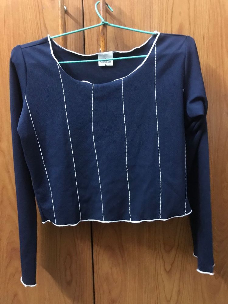 Navy Blue Party Wear / Dayout Top