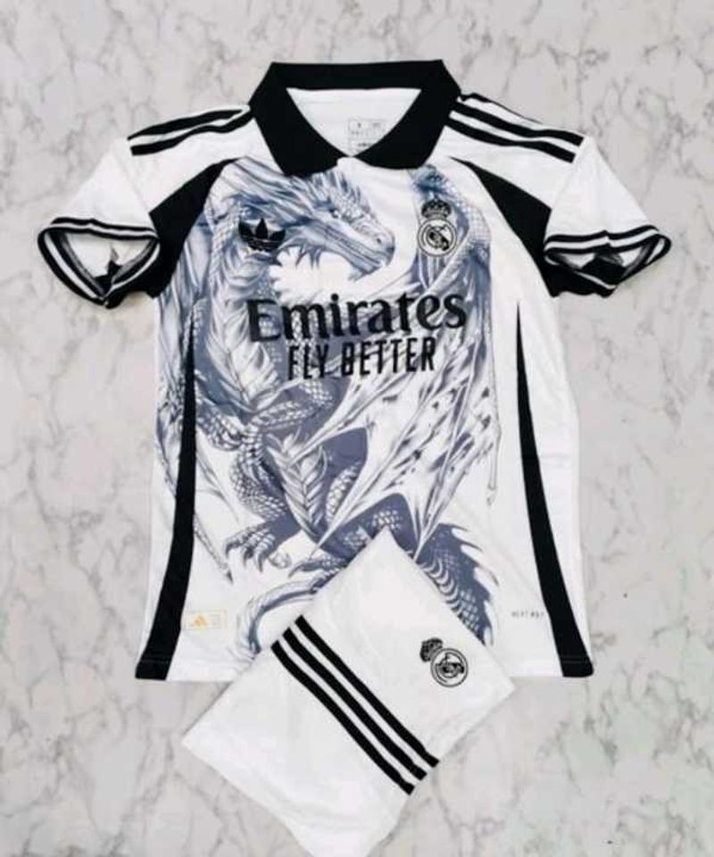 ADIDAS FLORAL EMBEDED LOGO JERSEY REALMADRID 25/26
