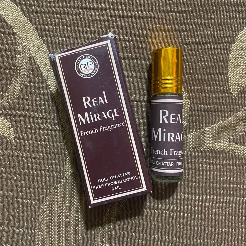REAL MIRAGE Original Brown Perfume 8 ML With Box