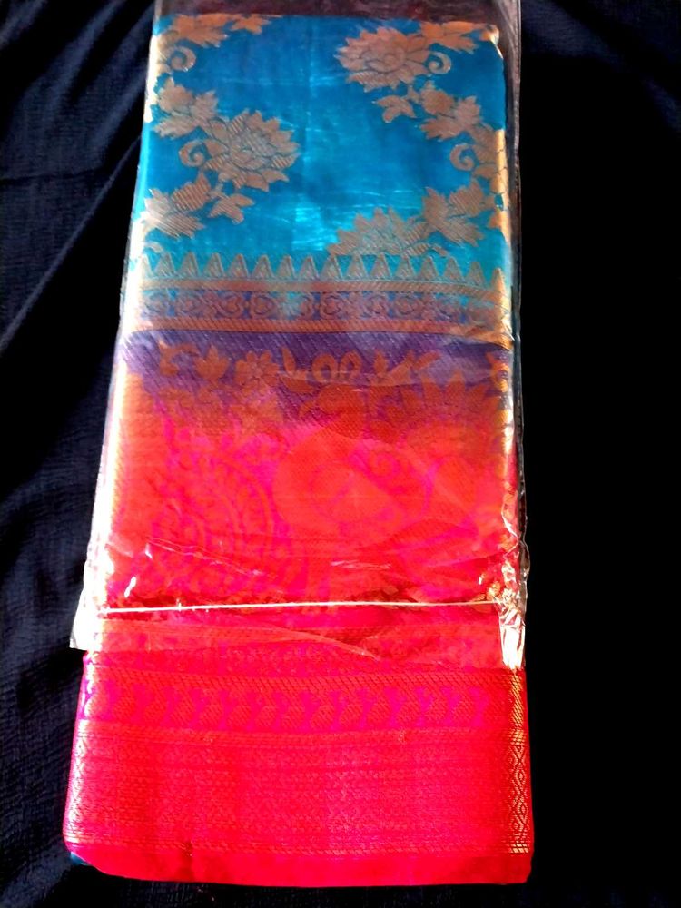 Blue Saree