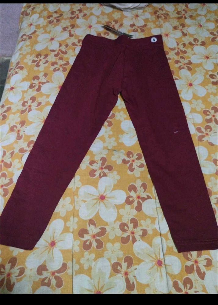 Maroon Casual Pants