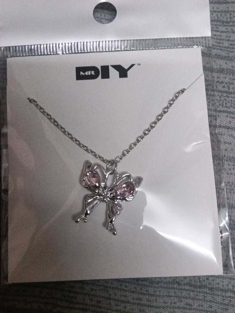 silver necklace