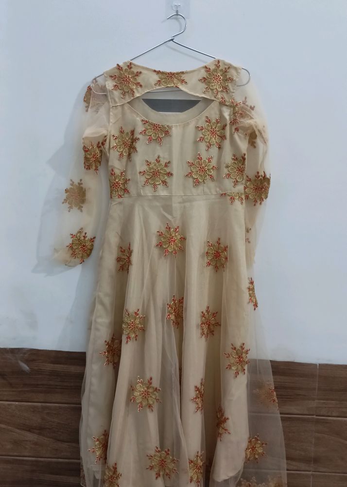 Net Short Frock Design