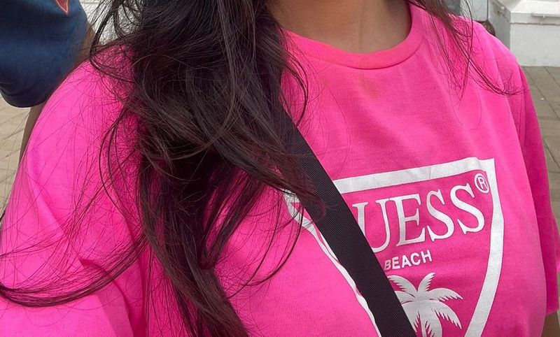 Guess Beach Pink T-Shirt