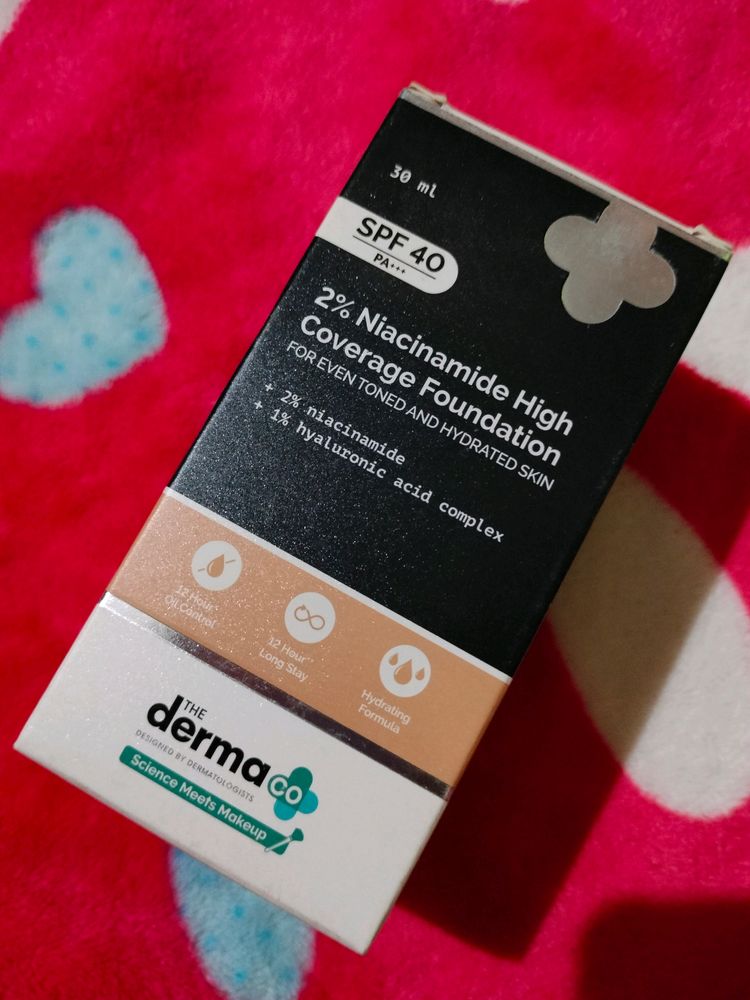 The Derma Co High Coverage Foundation ~ 02 ( Nude)