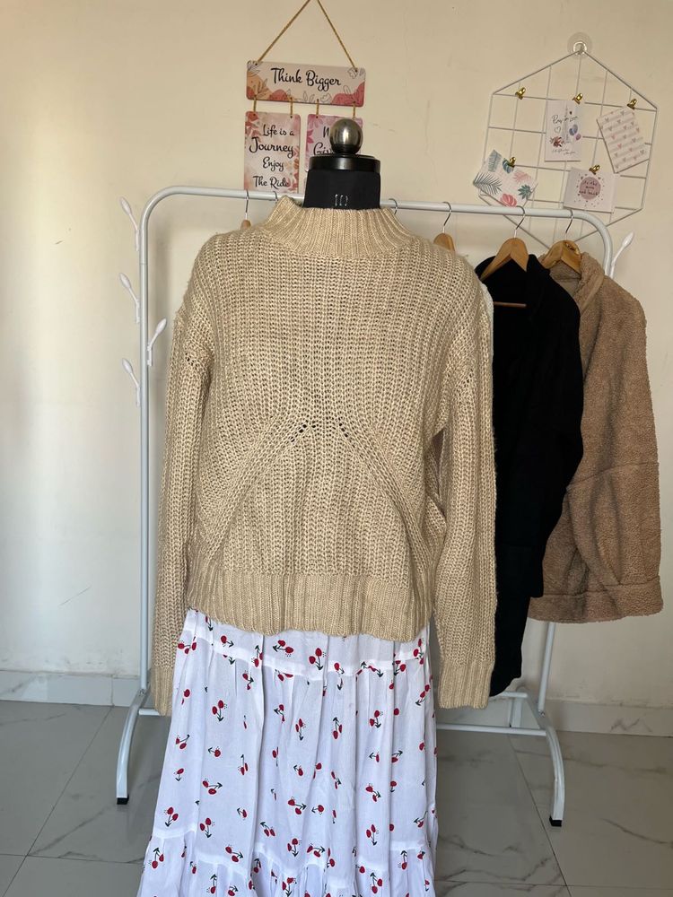 Cozy Knit Turtleneck Sweater