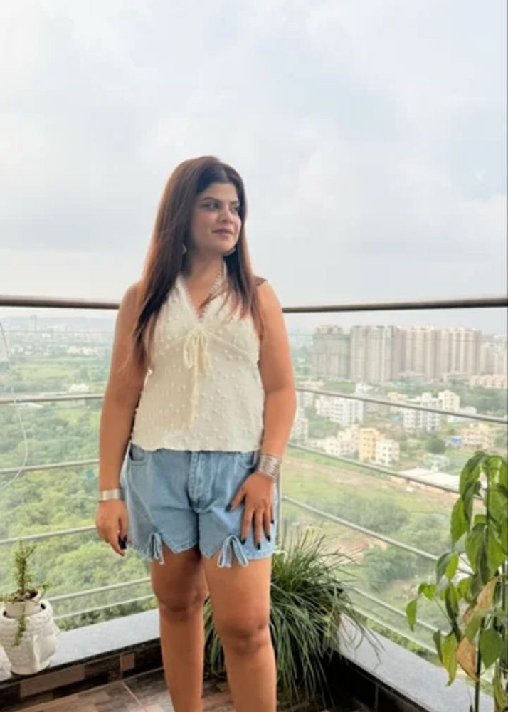 Cute White Halter Top