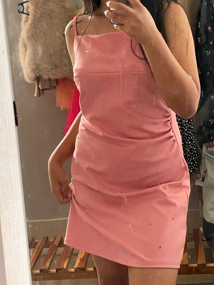 Cute Pink Mini Dress