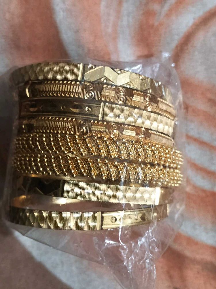 Golden Bangle Set