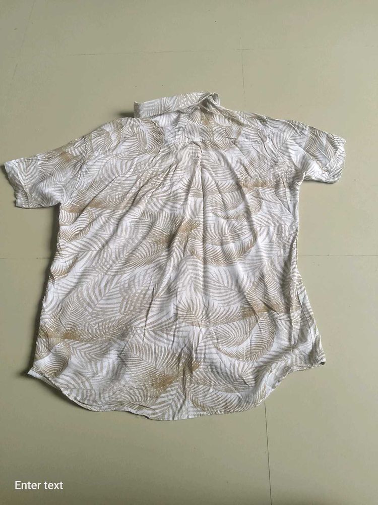 Leaf Print Shirt