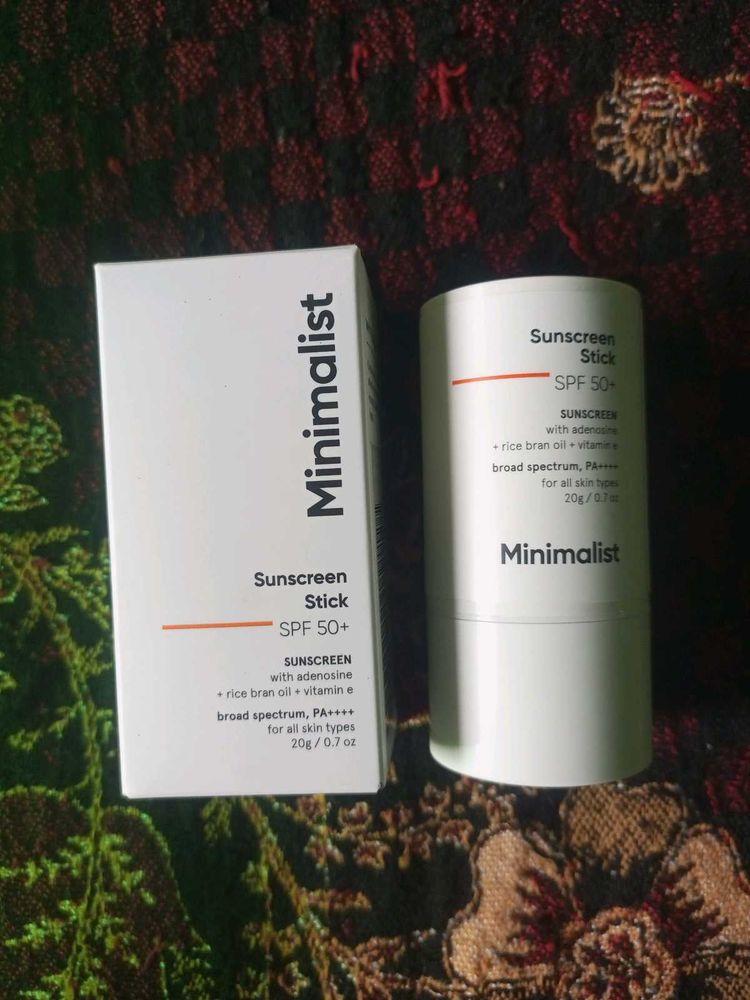 Minimalist Sunscreen Stick..