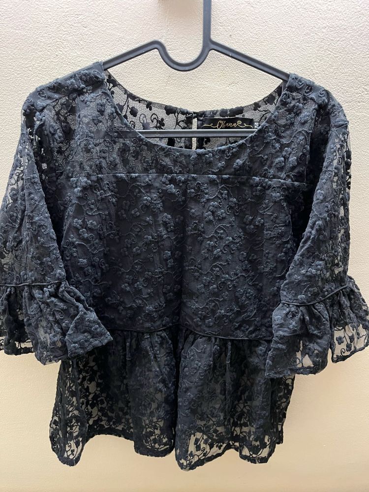 Peplum Top From Ohana