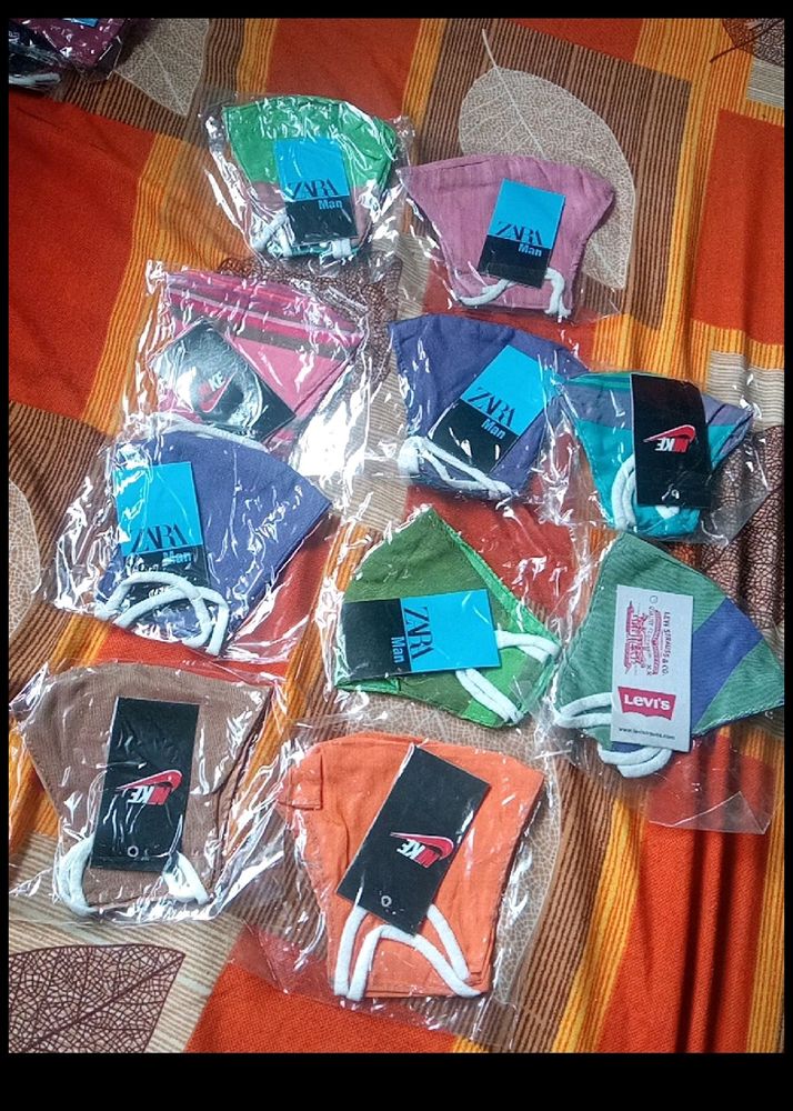 Zara, Nike , Levis Masks , Face protection masks