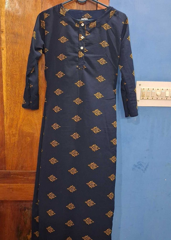 Blue Long Kurti