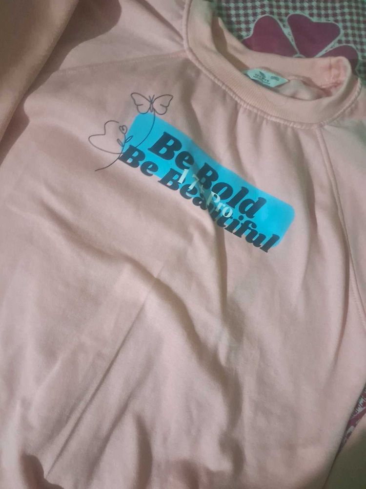 Cute Pink Graphic Sweatshirt