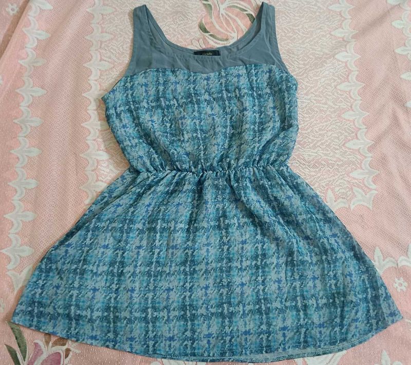 Cute Blue Mini Dress