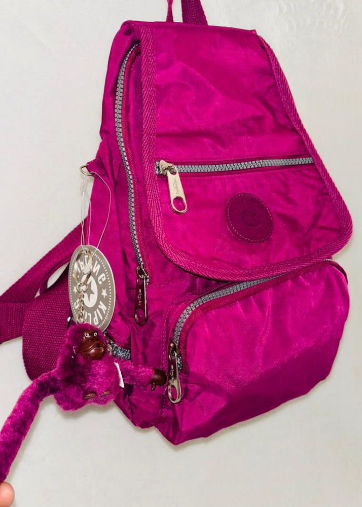 Kipling Purple Backpack