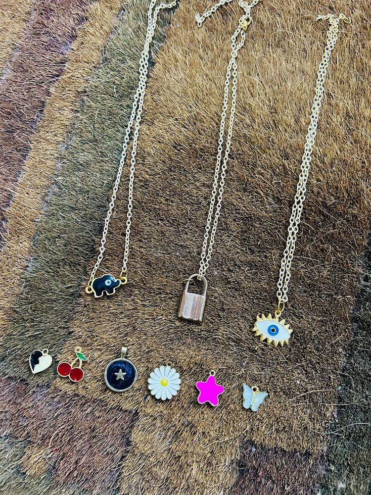 Three Chain With Extra 6 Charms