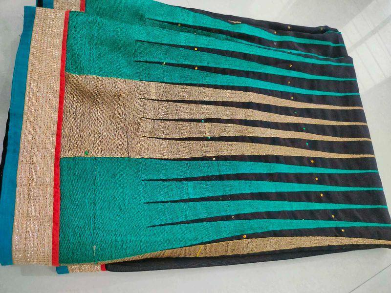 Elegant Black Saree🖤