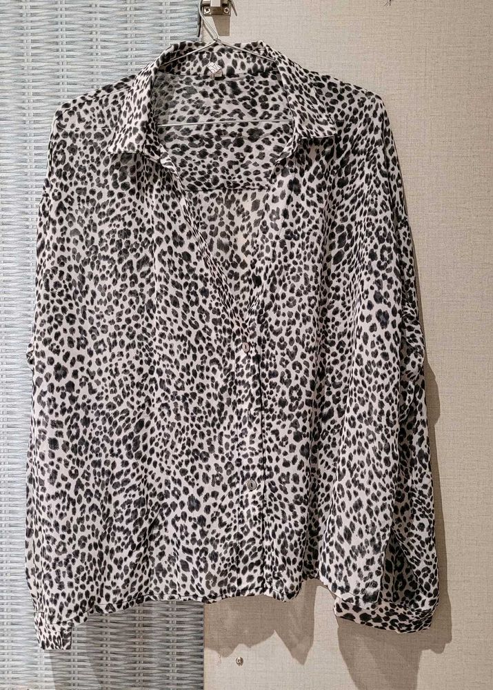 Leopard Print Blouse