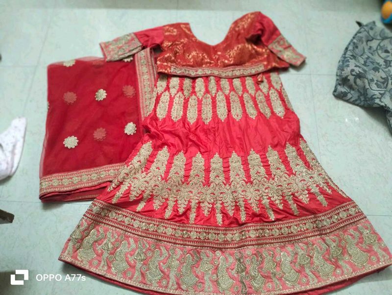Red Bridal Lehnga