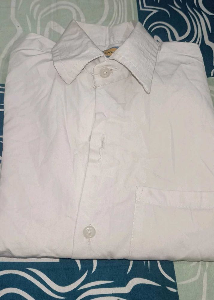 White Button-Down Shirt