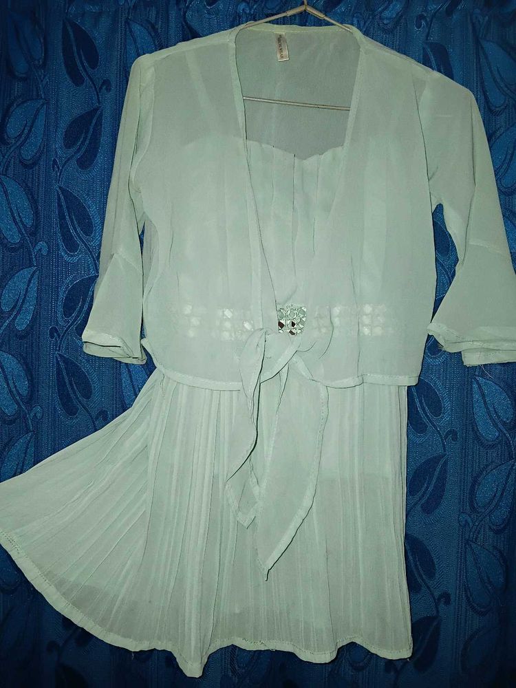 Elegant Mint Green Dress