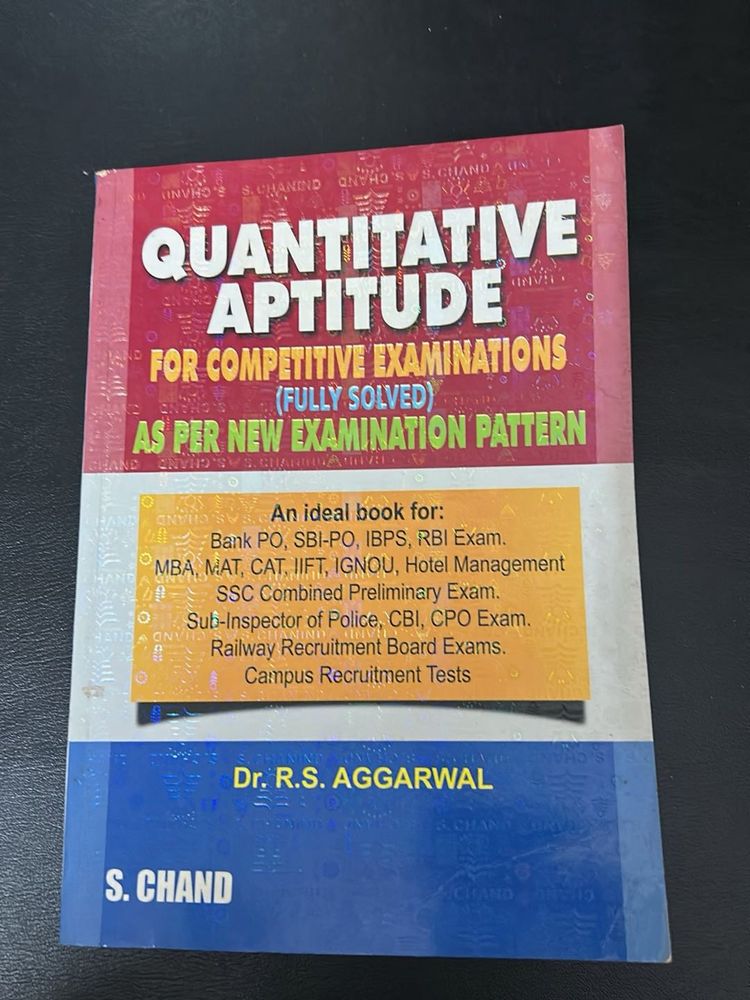 Quantitative Aptitude Book