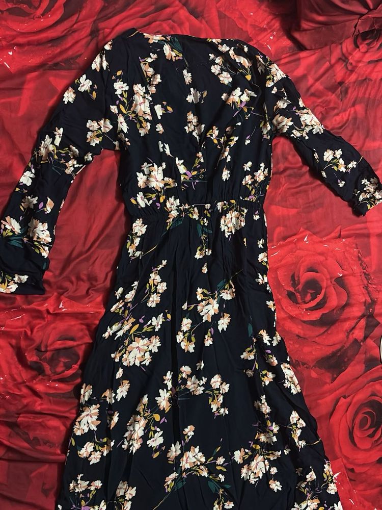 Floral Print Maxi Dress
