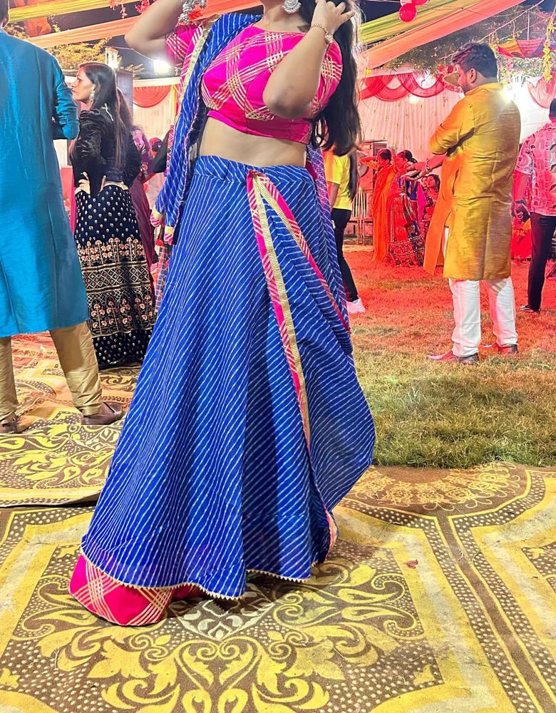 Gotta work lehenga choli 💙