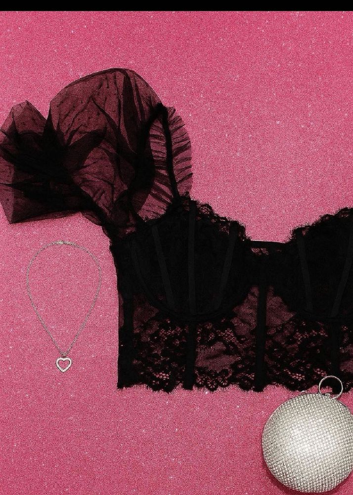 Black Lace Top