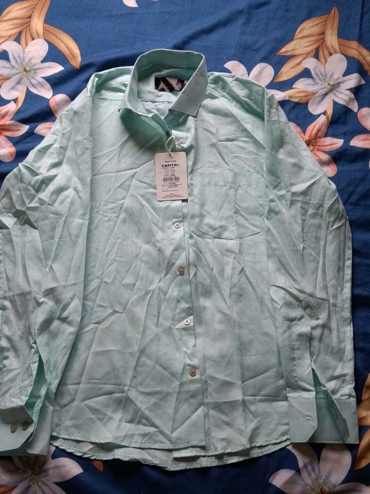 Shirt For Men , In Sky Blue Colour