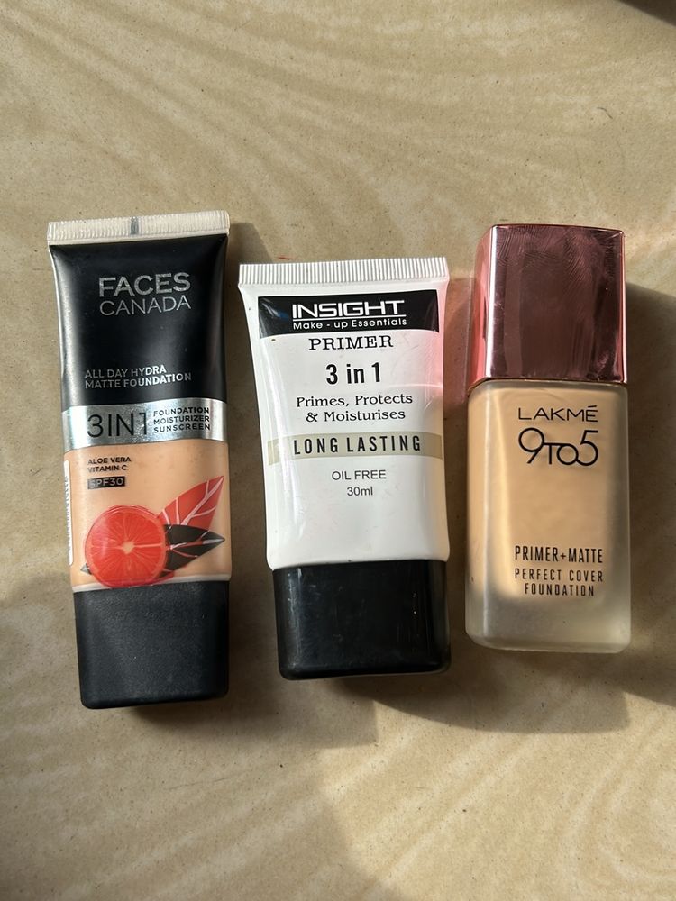 Insight Primer + Faces Canada , Lakme Foundation