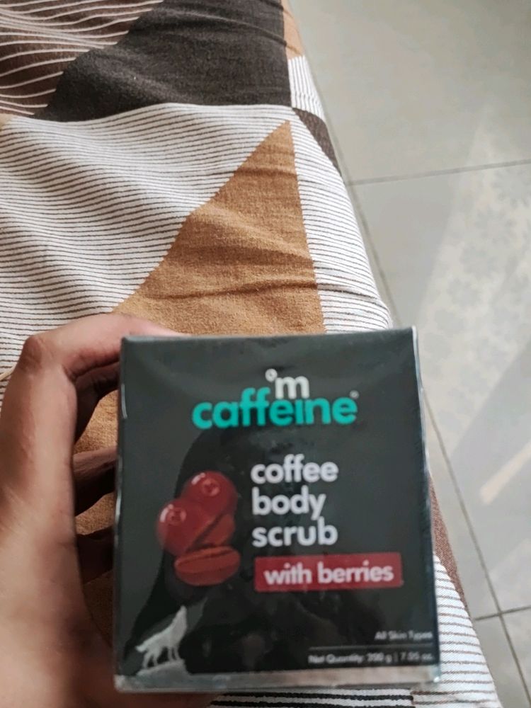 M Caffeine Coffe Body Scrub With Berries