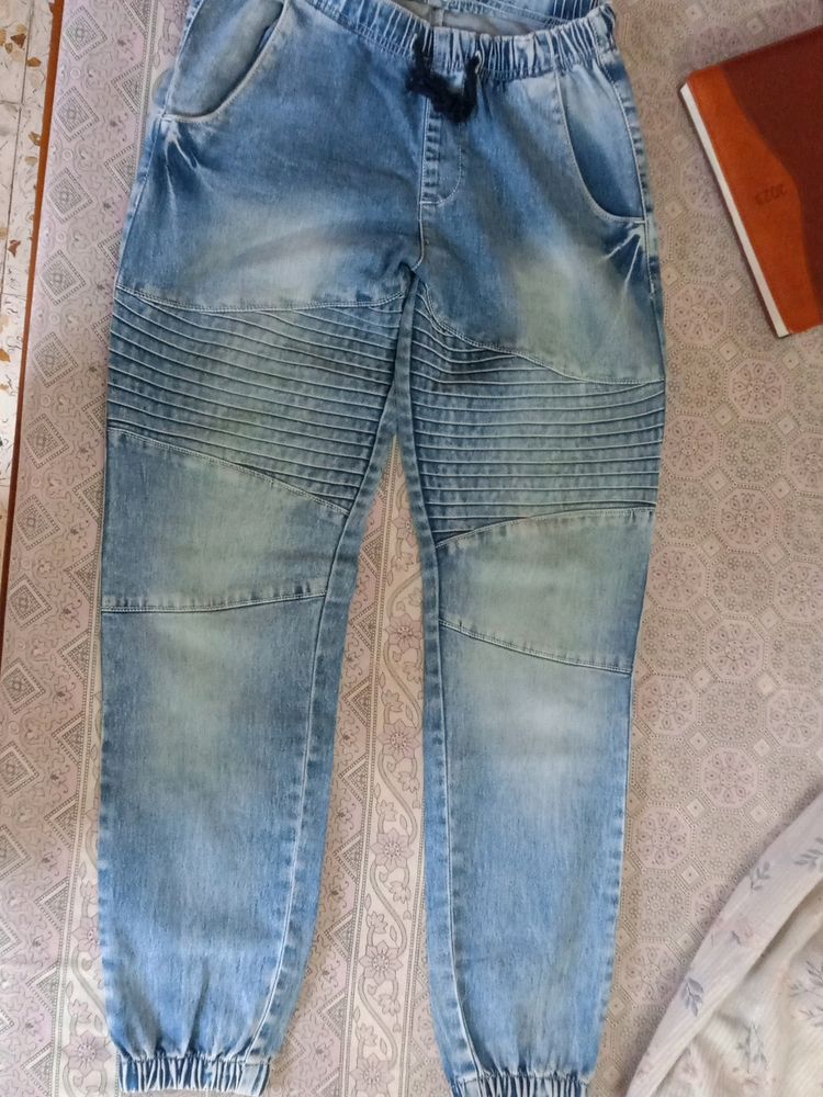 Pure Soft Denim Jogger For Girl And Boy(32)