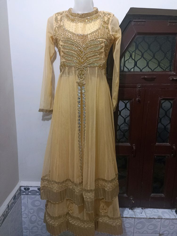 4 Piece Set Of Party Wear Lehnga And Designer Kurt