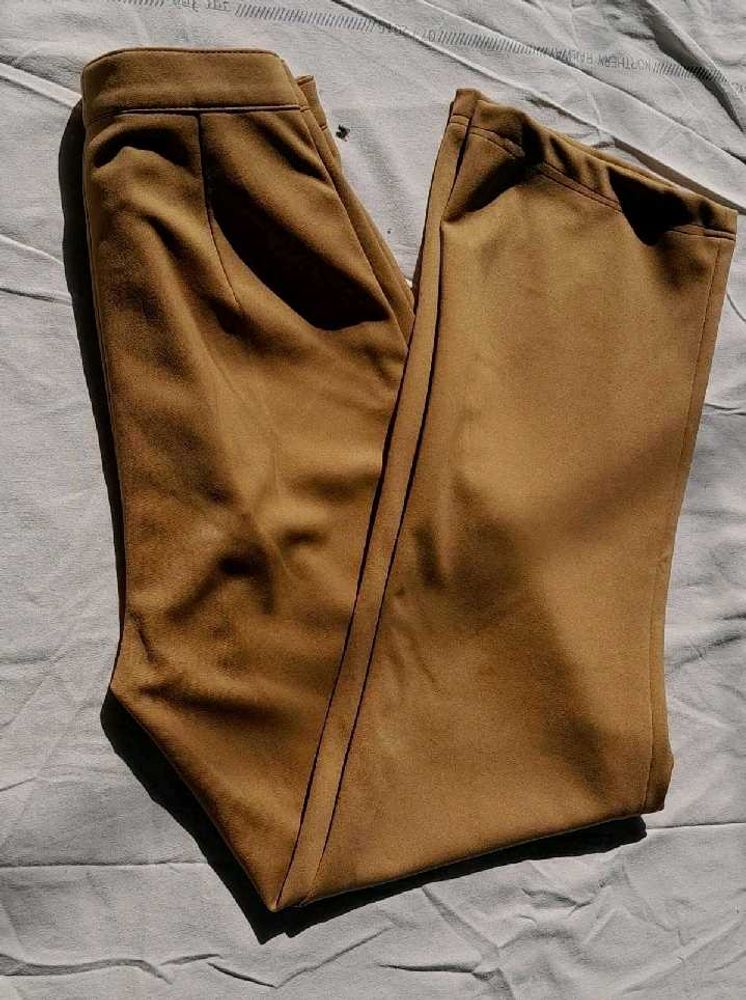 Brown Casual Pants