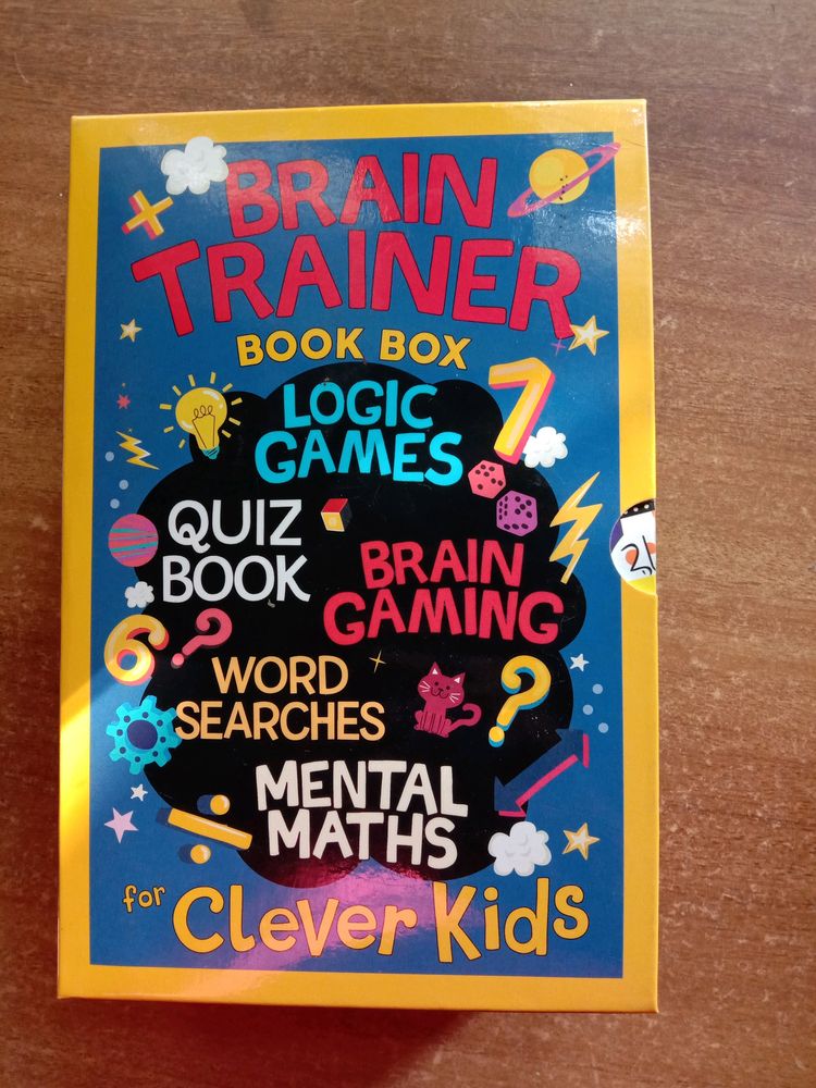 Brain Trainer Book Box For Clever Kids