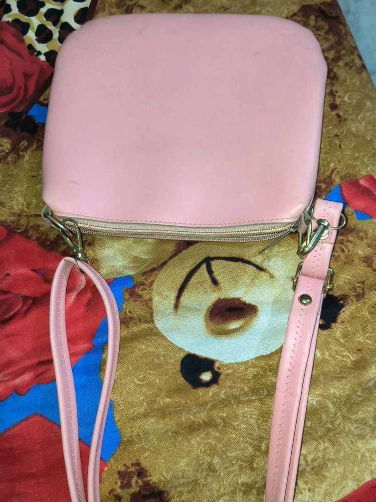 Pink Crossbody Bag