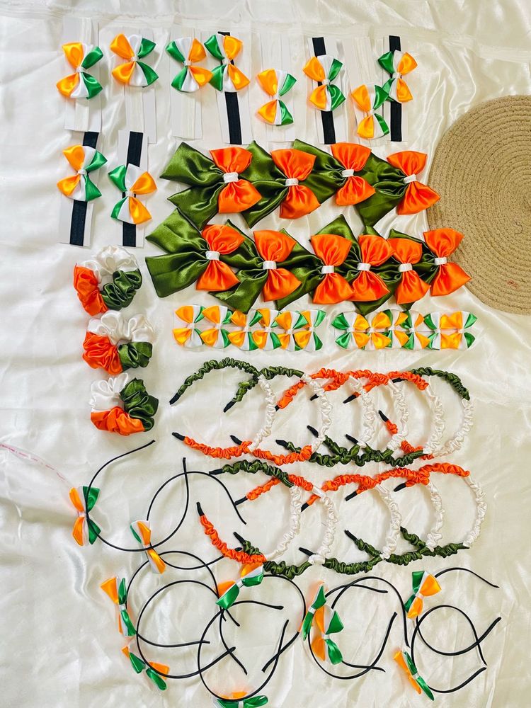 Independence Day Tricolour Hair Accessories