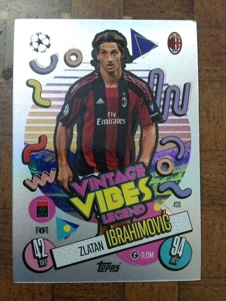 Zlatan Ibrahimovic Vintage Vibes Legend Card