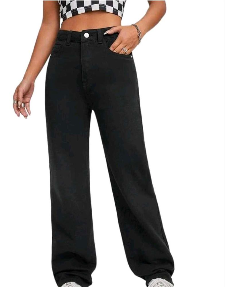 Korean Wide Leg Jeans