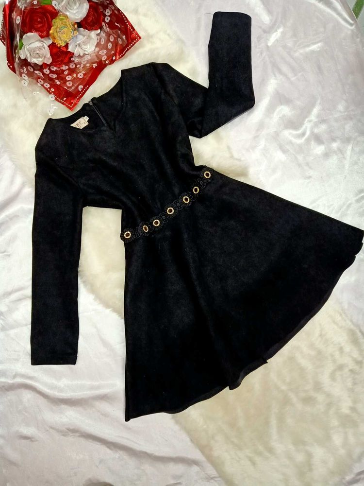 🌹 Black Suede Dress🌹