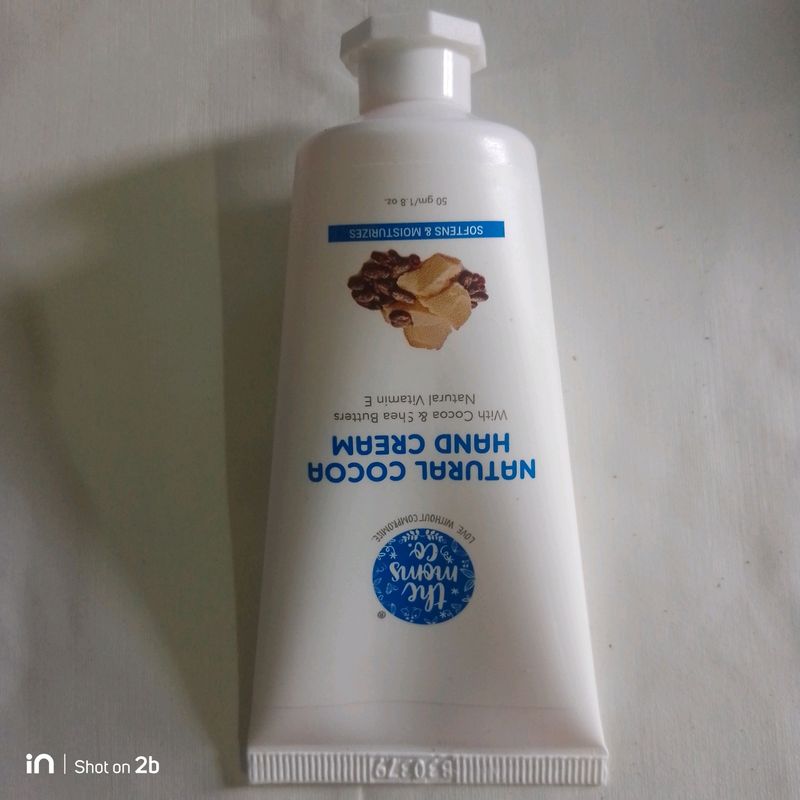 Natural Cocoa Hand CreamSoftens Dry, Rough Hands(50g)