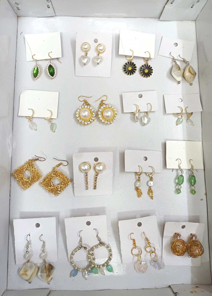 COMBO Handmade Earrings!! SET OF 16 + FREE GIFT 🎁