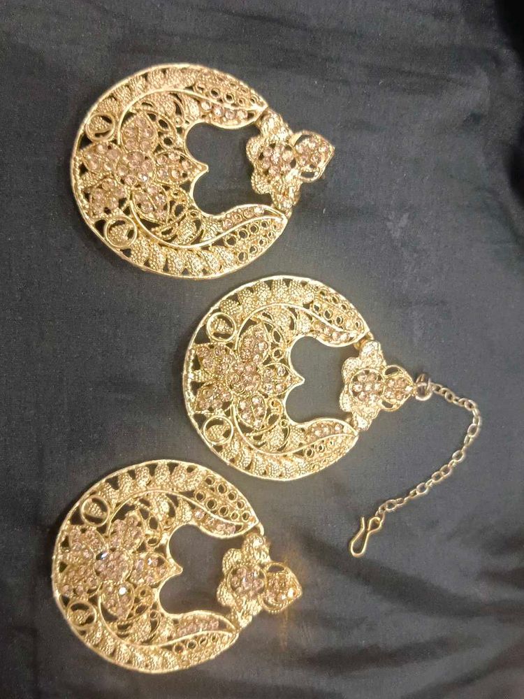Golden Bridal Jewellery Set