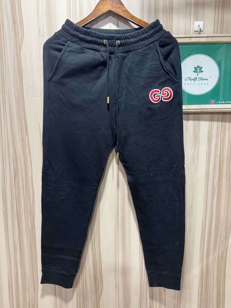 GUCCI Orgasmique Black Unisex GG Logo Jogger